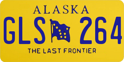 AK license plate GLS264