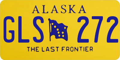 AK license plate GLS272