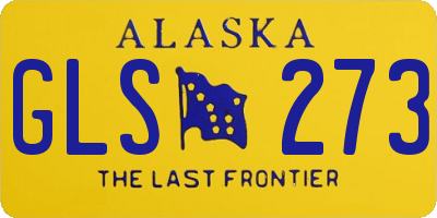 AK license plate GLS273