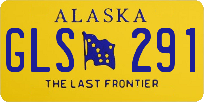 AK license plate GLS291