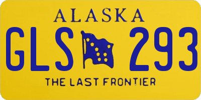AK license plate GLS293