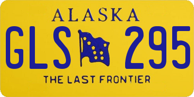 AK license plate GLS295