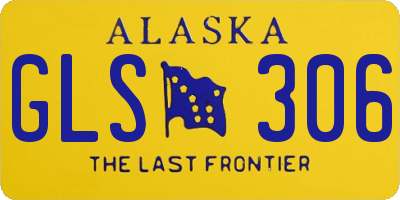 AK license plate GLS306