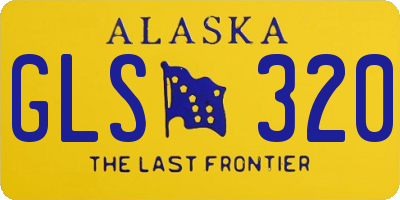 AK license plate GLS320