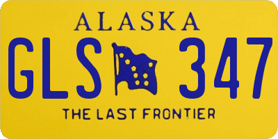 AK license plate GLS347