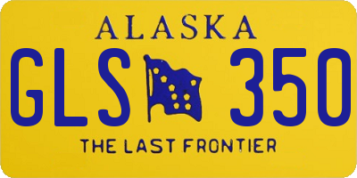 AK license plate GLS350