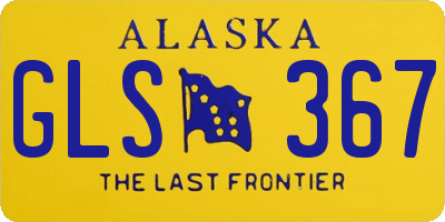 AK license plate GLS367