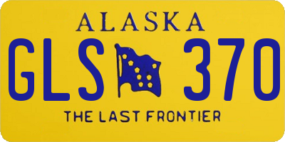 AK license plate GLS370