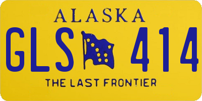 AK license plate GLS414