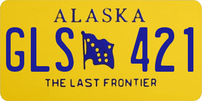 AK license plate GLS421