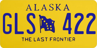 AK license plate GLS422