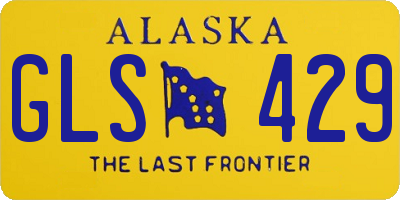 AK license plate GLS429