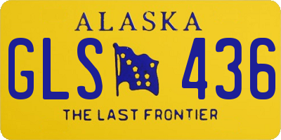 AK license plate GLS436