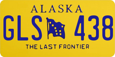 AK license plate GLS438