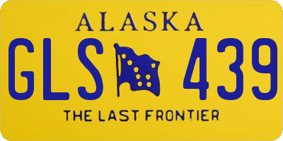 AK license plate GLS439