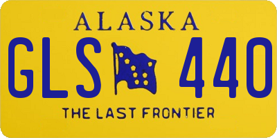 AK license plate GLS440