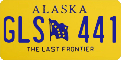 AK license plate GLS441