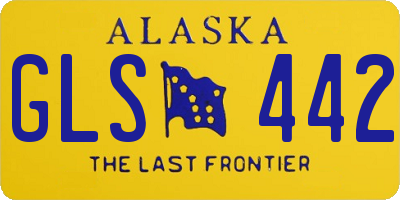 AK license plate GLS442