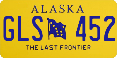 AK license plate GLS452