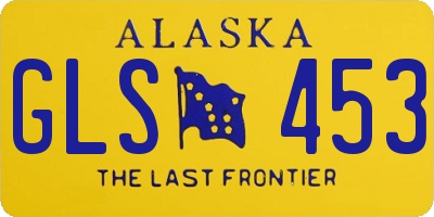 AK license plate GLS453