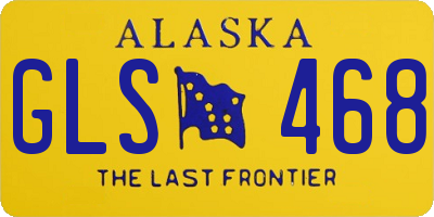 AK license plate GLS468