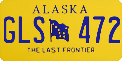 AK license plate GLS472