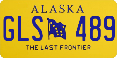 AK license plate GLS489