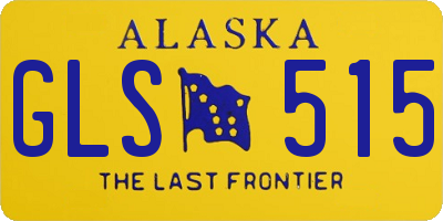 AK license plate GLS515