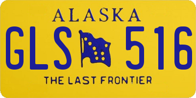 AK license plate GLS516