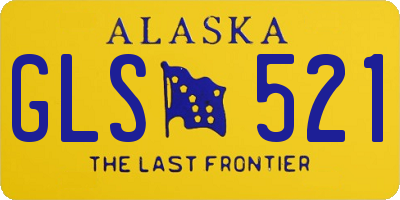 AK license plate GLS521