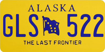 AK license plate GLS522