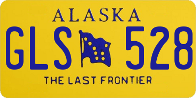 AK license plate GLS528