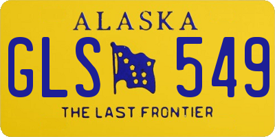 AK license plate GLS549