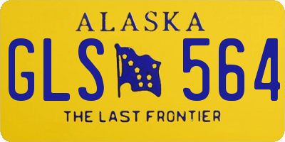 AK license plate GLS564