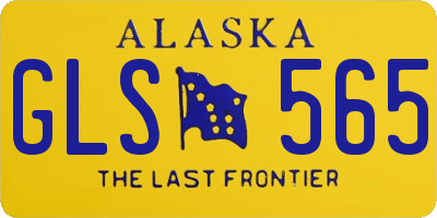 AK license plate GLS565