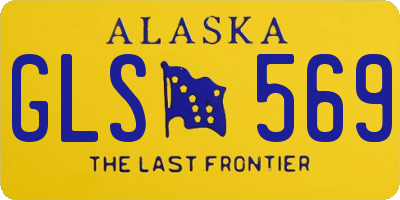 AK license plate GLS569