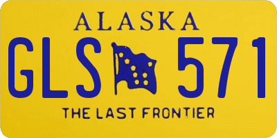 AK license plate GLS571