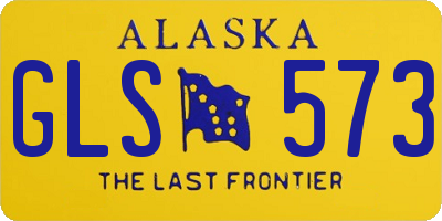 AK license plate GLS573