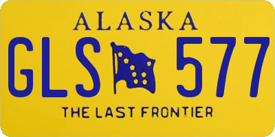 AK license plate GLS577