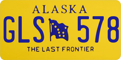 AK license plate GLS578