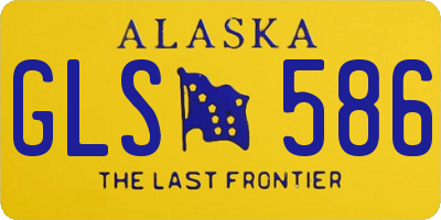 AK license plate GLS586