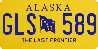 AK license plate GLS589