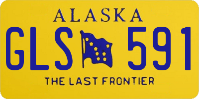 AK license plate GLS591