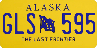 AK license plate GLS595