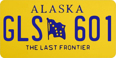 AK license plate GLS601