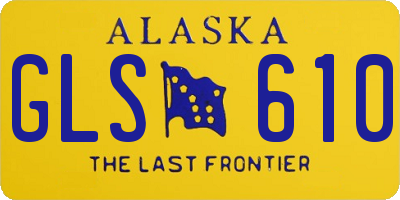 AK license plate GLS610