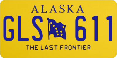 AK license plate GLS611