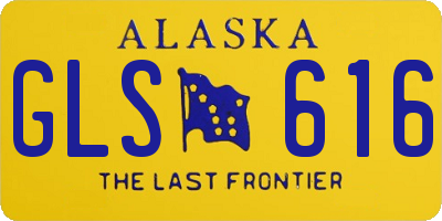 AK license plate GLS616