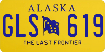 AK license plate GLS619