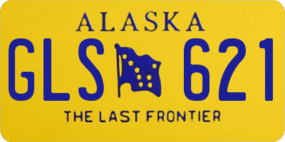 AK license plate GLS621